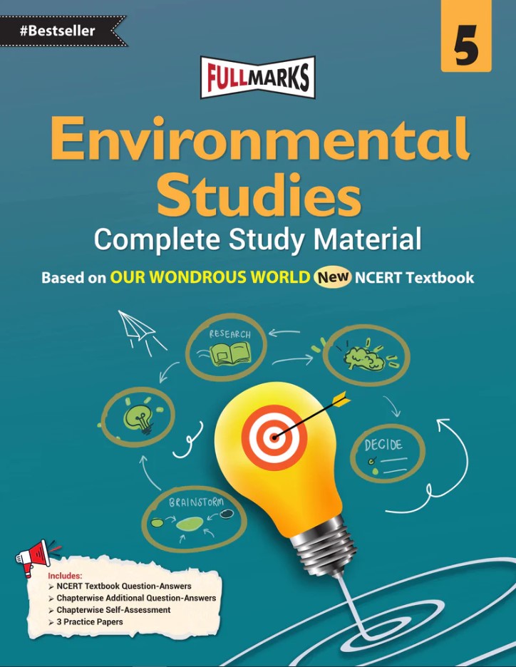 Full Marks Complete Study Material – Environmental Studies Class 5 for CBSE 2026 Exams | New Edition as per Latest NCERT Textbooks